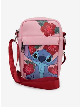 Disney Lilo & Stitch Pink Vegan Leather Crossbody Bag, , hi-res