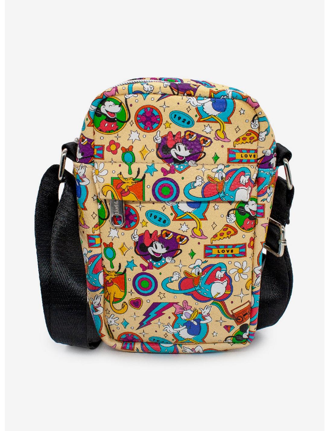 Disney Mickey Mouse and Friends Vegan Leather Crossbody Bag | Hot Topic