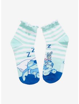 Disney Lilo & Stitch Sleeping Stitch Ruffle Ankle Socks, , hi-res
