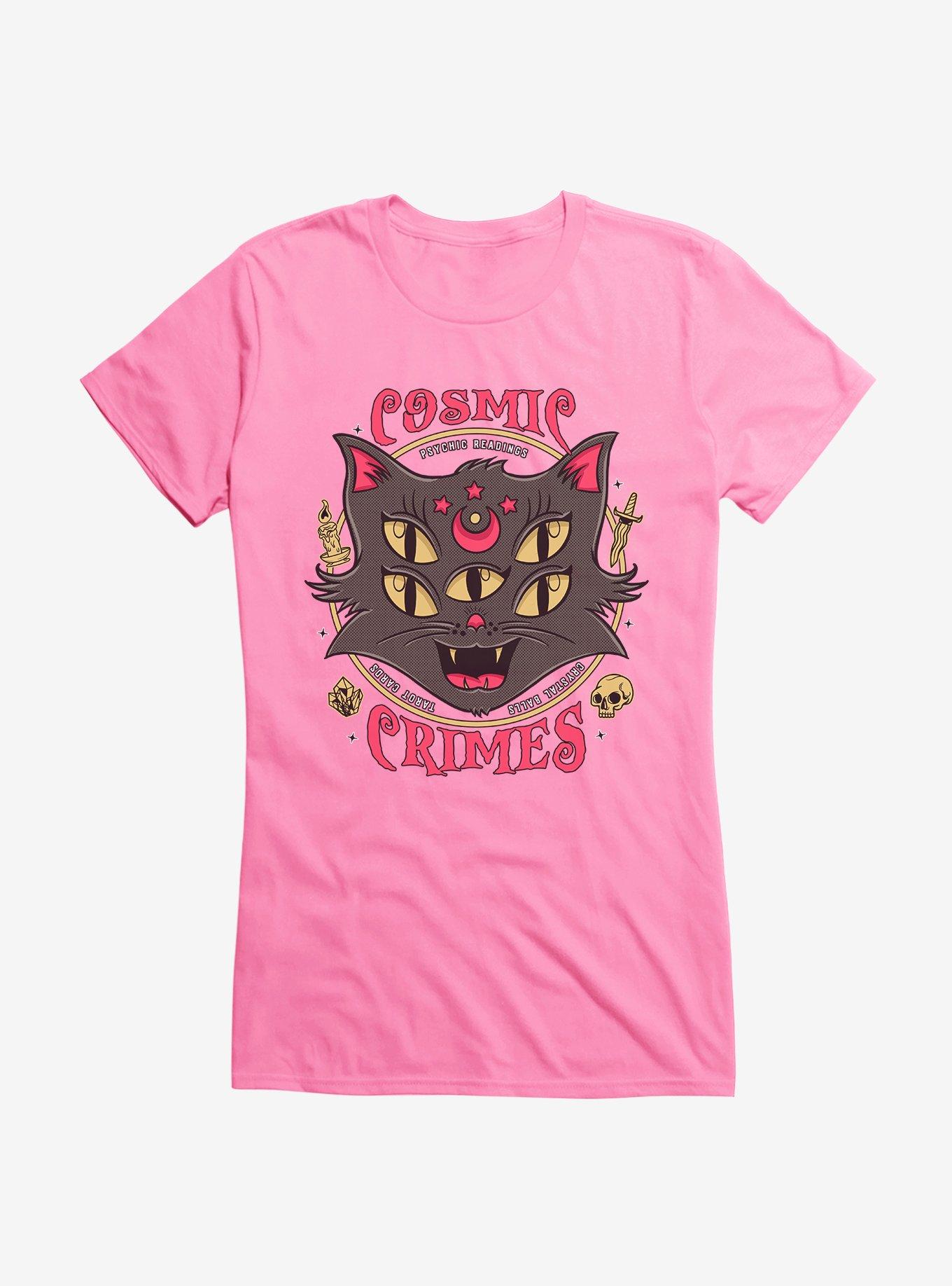 Cats Cosmic Grimes Girls T-Shirt, , hi-res