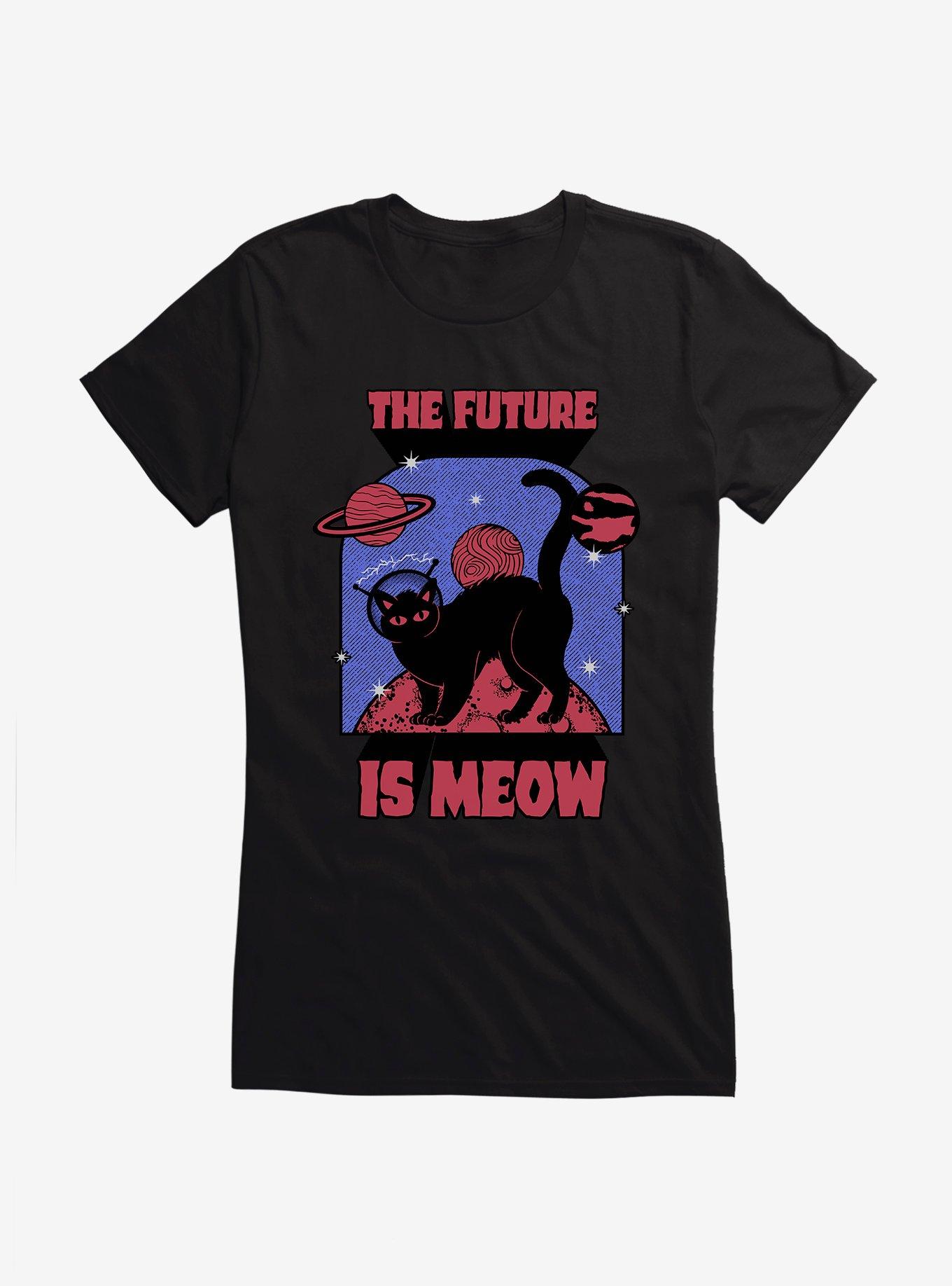 Cats Future Meow Girls T-Shirt, , hi-res