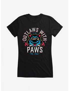 Cats Outlaw Paws Girls T-Shirt, , hi-res
