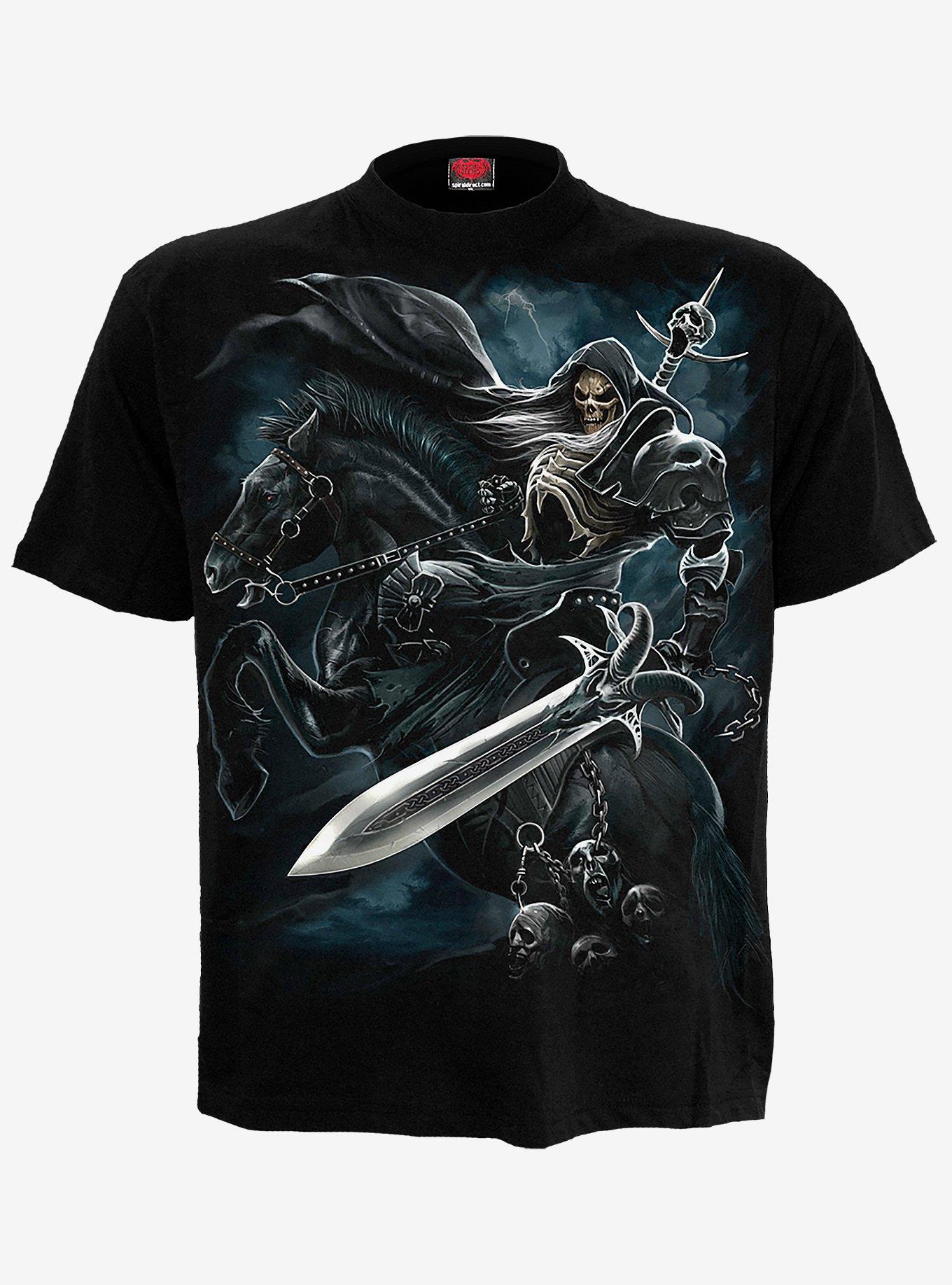 Grim Rider T-Shirt, BLACK, hi-res