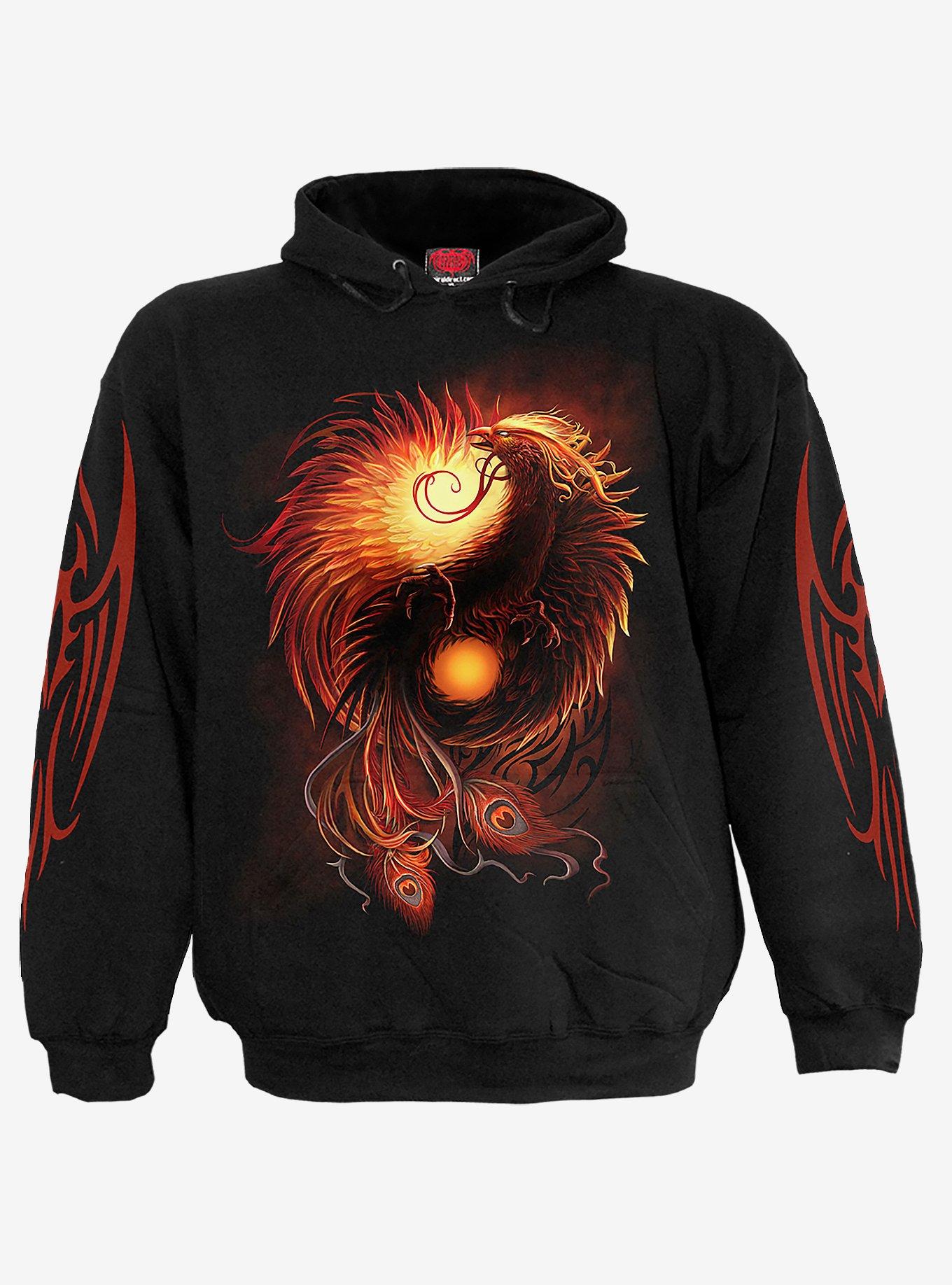 Phoenix Arisen Hoodie, BLACK, hi-res