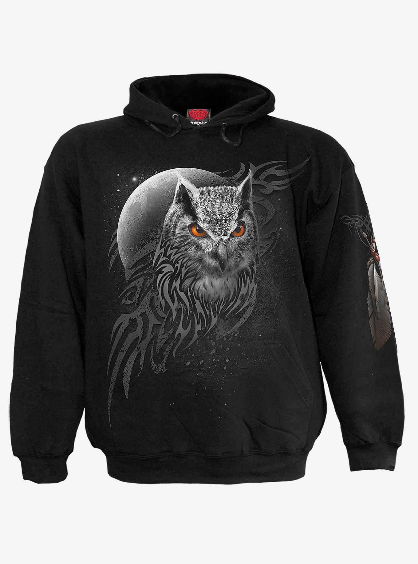 Wings Of Wisdom Hoodie, BLACK, hi-res