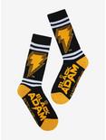 DC Comics Black Adam Logo Crew Socks, , hi-res