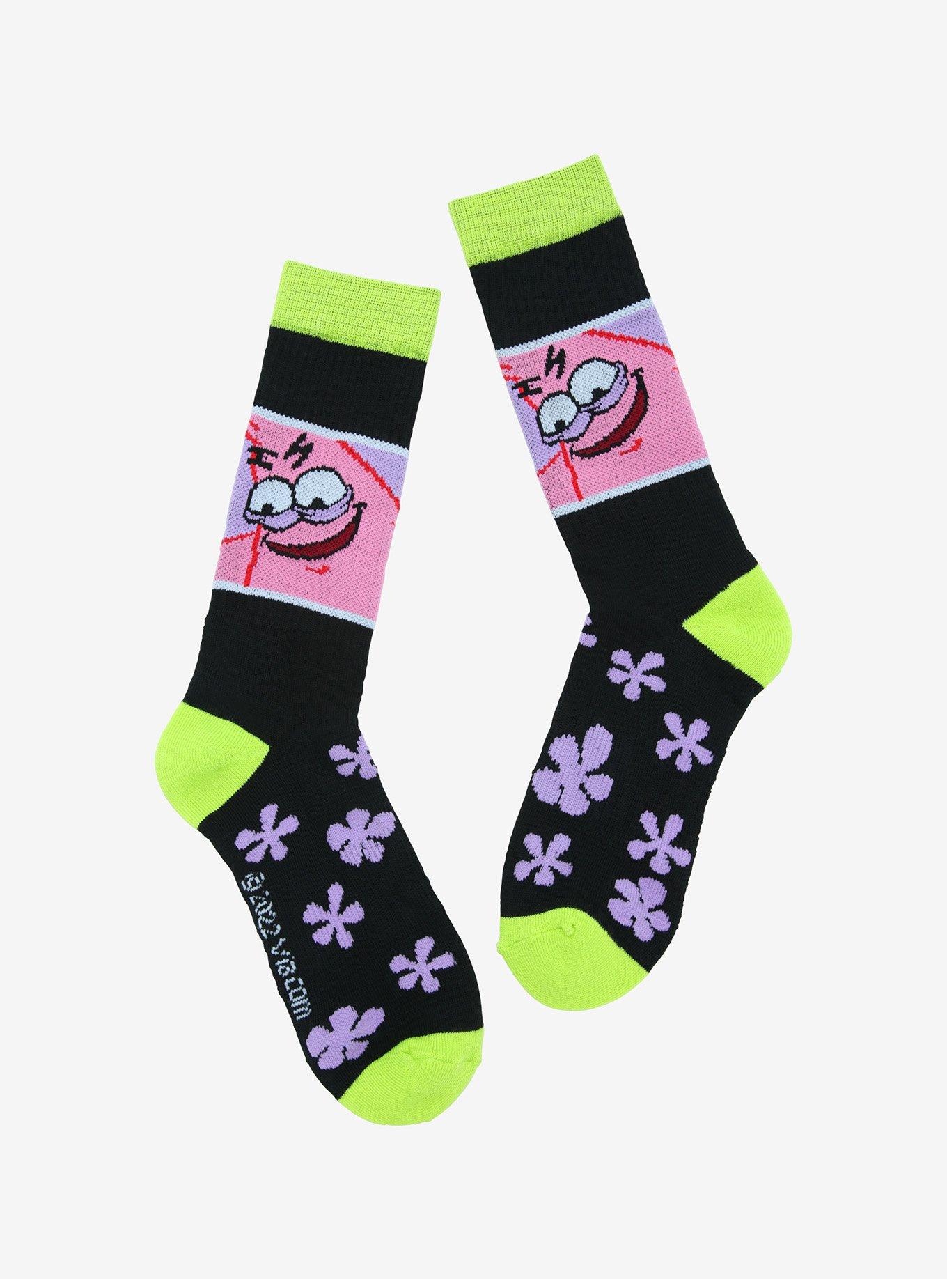 SpongeBob SquarePants Evil Patrick Crew Socks, , hi-res