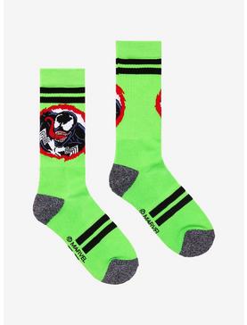 Marvel Venom Neon Crew Socks, , hi-res