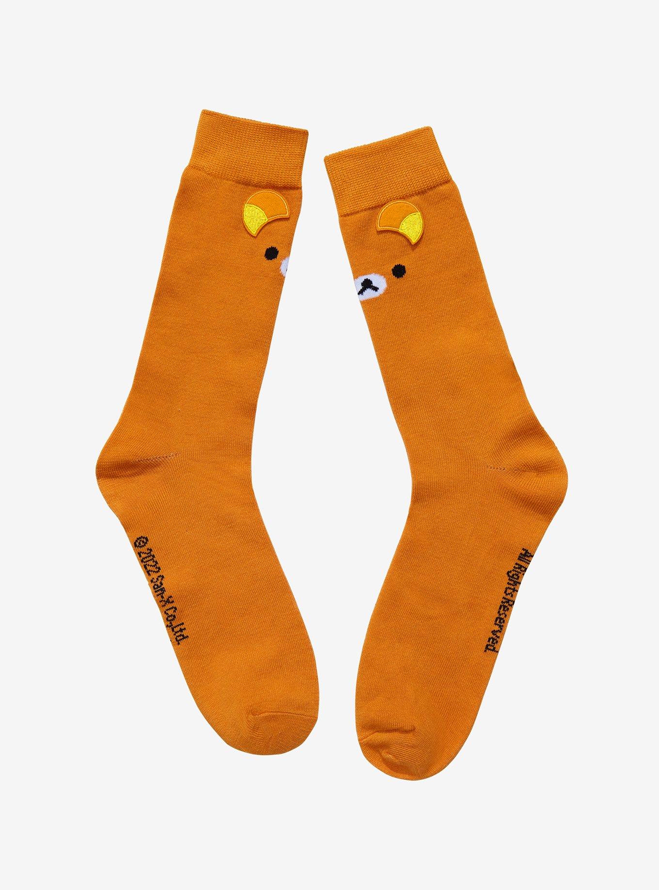 Rilakkuma 3D Ears Crew Socks, , hi-res