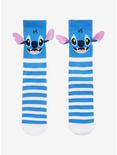 Disney Lilo & Stitch Stripe 3D Stitch Crew Socks, , hi-res