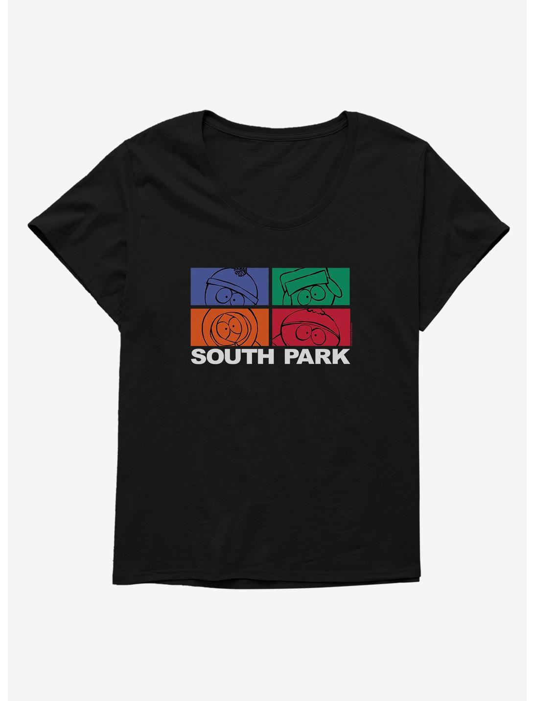 South Park Faces Womens T-Shirt Plus Size, , hi-res