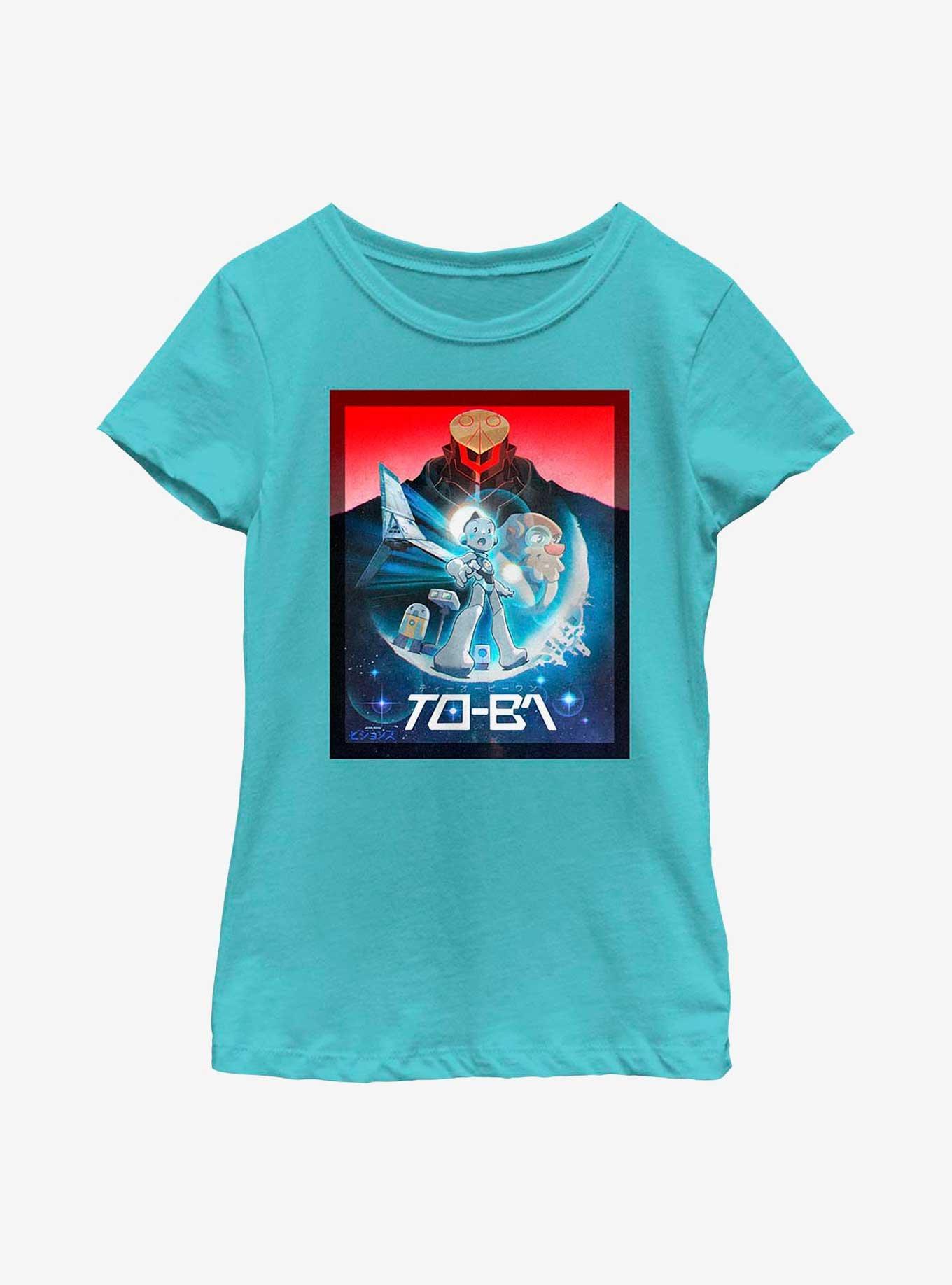 Star Wars: Visions T0-B1 Youth Girls T-Shirt, TAHI BLUE, hi-res