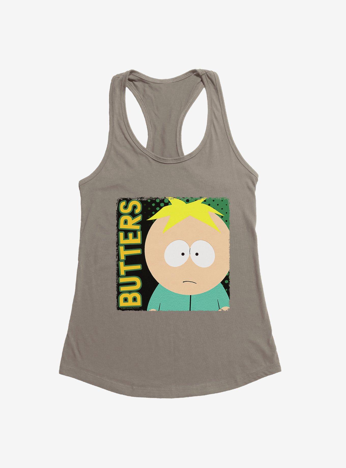 South Park Butters Intro Womens Tank Top, WARM GRAY, hi-res