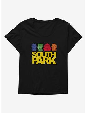 South Park Neat Yellow Logo Womens T-Shirt Plus Size, , hi-res