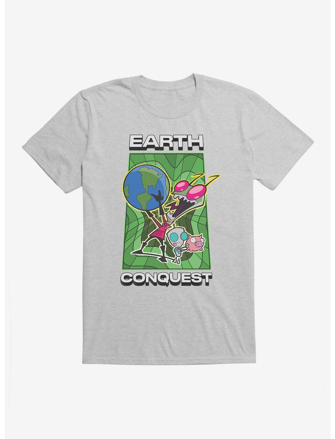 Invader Zim Conquest T-Shirt, HEATHER GREY, hi-res