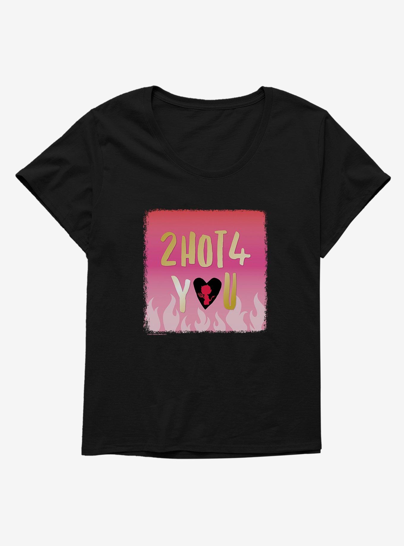 Hot Stuff 2 Hot 4 You Flames Womens T-Shirt Plus Size, , hi-res