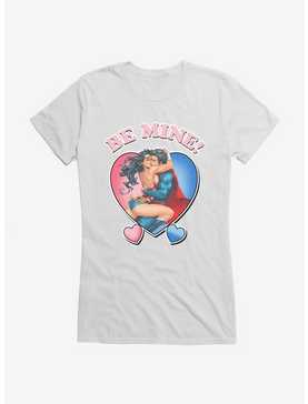 DC Be Mine Superman & Wonder Woman Girls T-Shirt, , hi-res