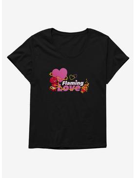 Hot Stuff Flaming Love Womens T-Shirt Plus Size, , hi-res