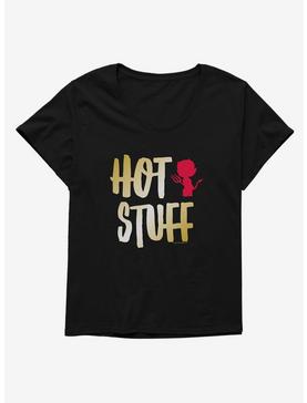 Hot Stuff Golden Logo Womens T-Shirt Plus Size, , hi-res