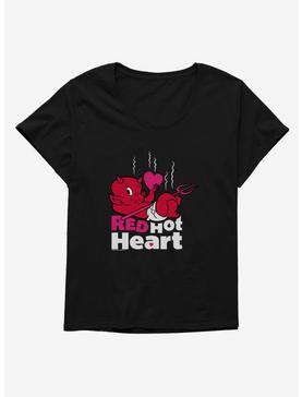 Hot Stuff Red Hot Heart Womens T-Shirt Plus Size, , hi-res