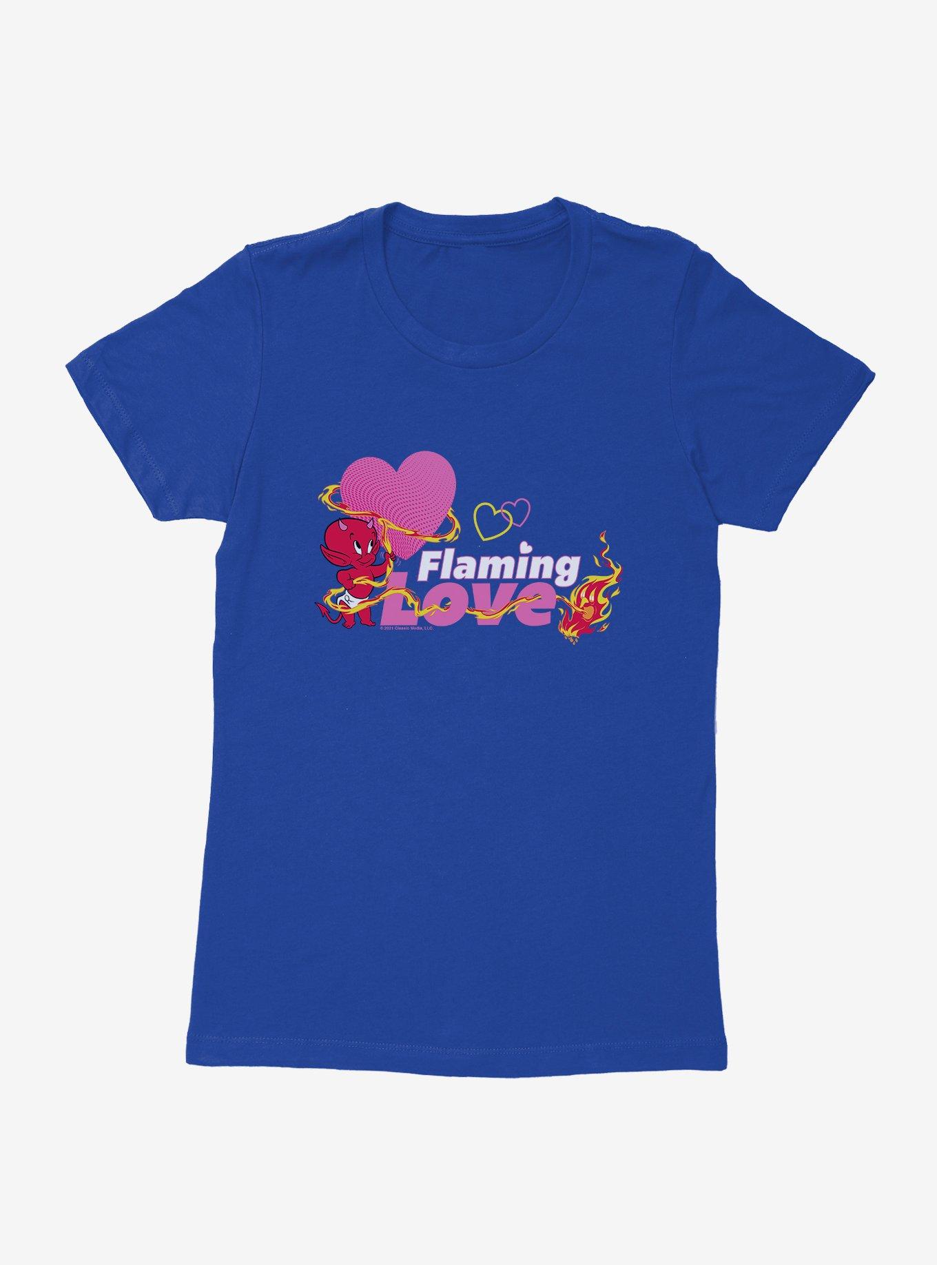 Hot Stuff Flaming Love Womens T-Shirt, , hi-res