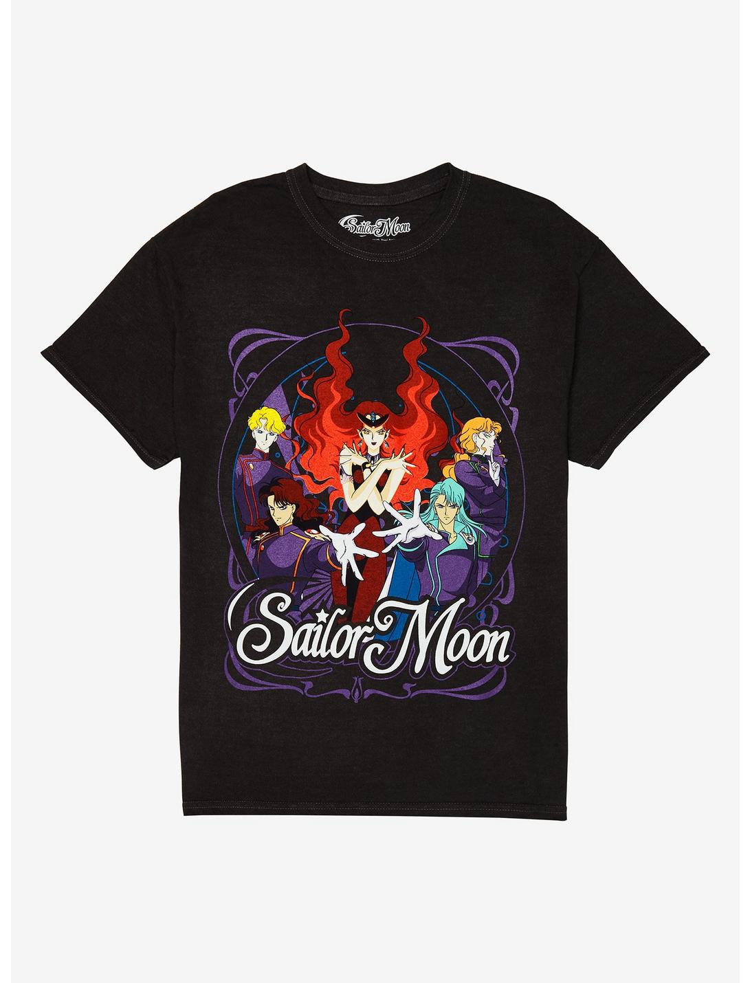 Sailor Moon The Dark Kingdom T-Shirt - BoxLunch Exclusive, BLACK, hi-res