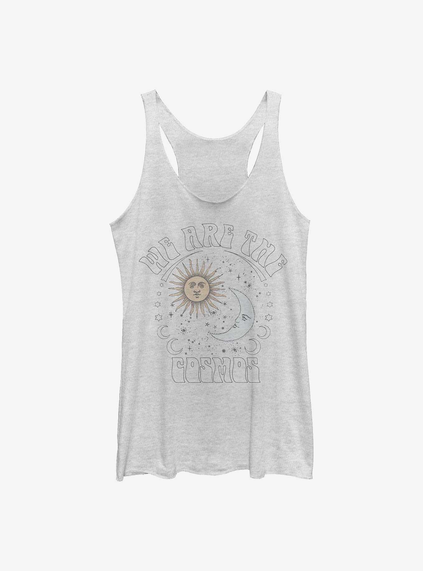 Cosmos Girls Tank, WHITE HTR, hi-res