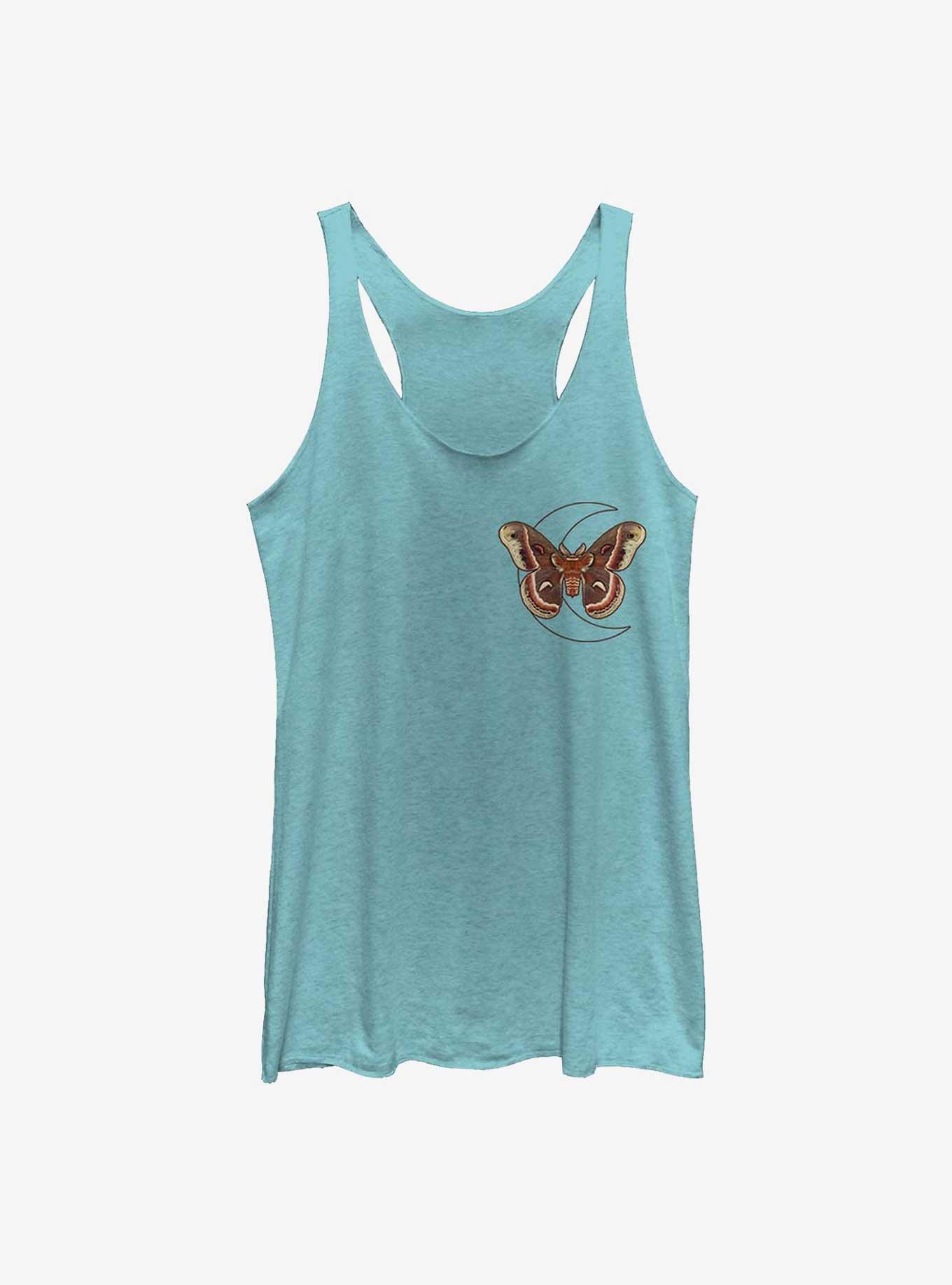Moth Moon Girls Tank, TAHI BLUE, hi-res
