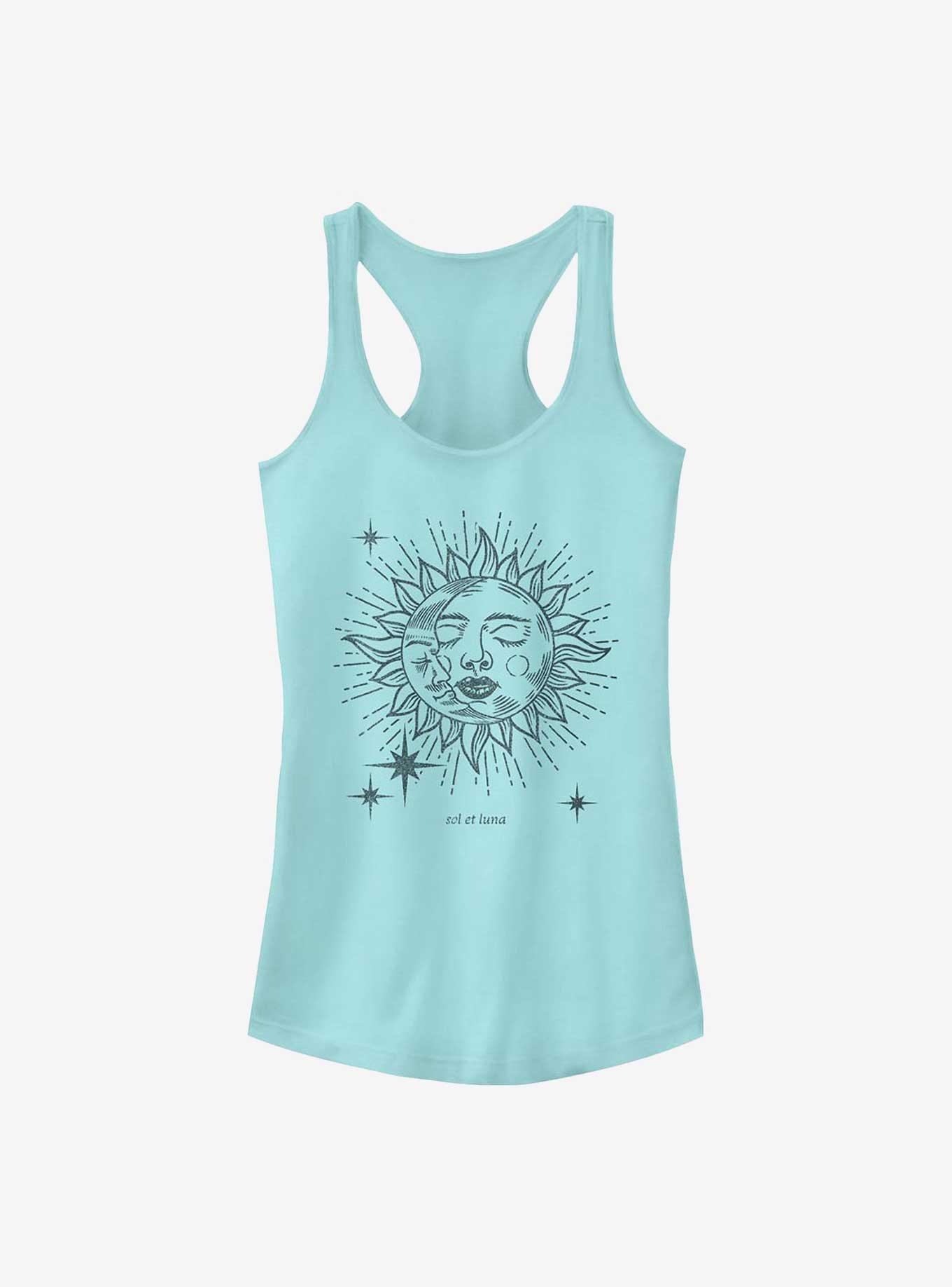Textured Celestial Girls Tank, CANCUN, hi-res
