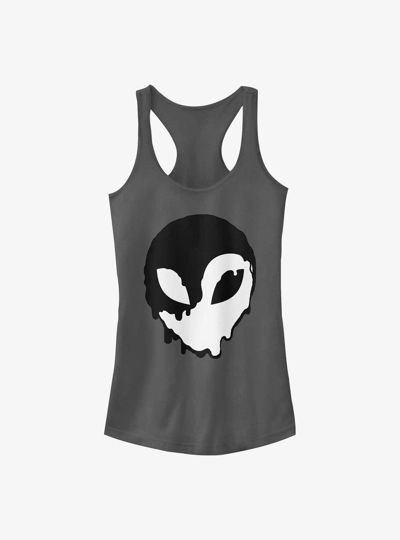 Ying Yang Alien Girls Tank, CHARCOAL, hi-res