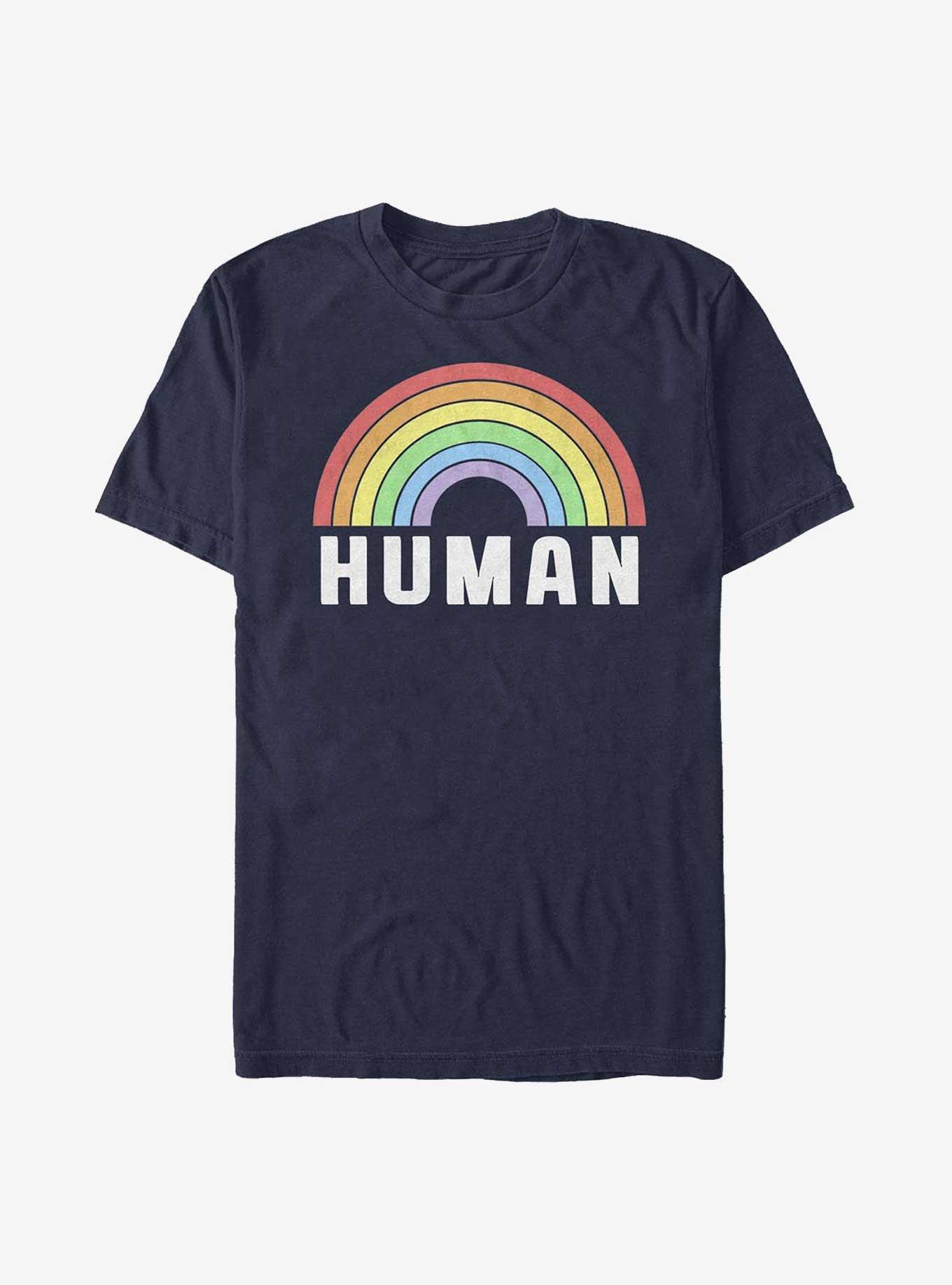 Rainbow T-Shirt, NAVY, hi-res