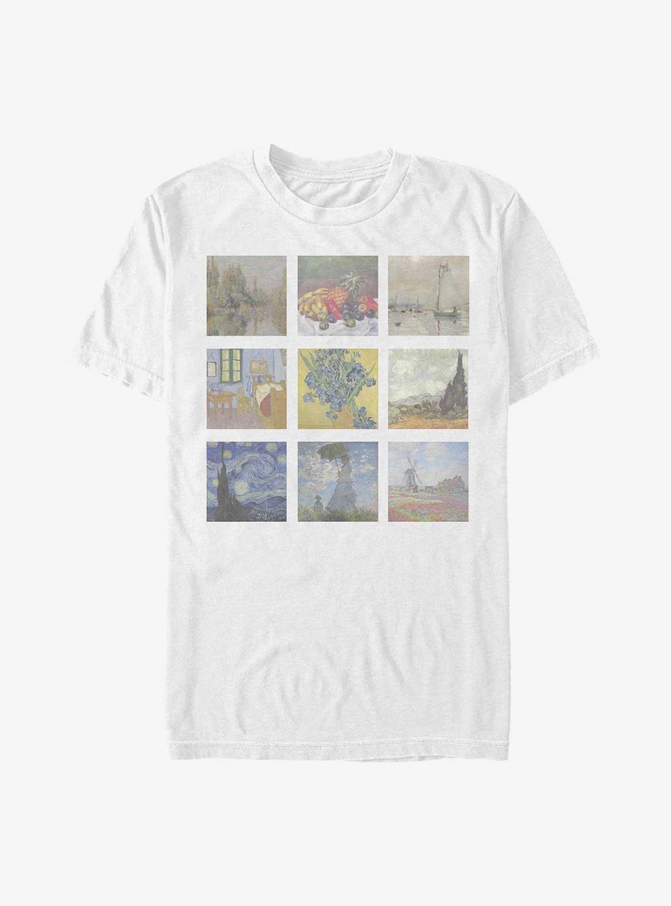 Impressionist Grid T-Shirt