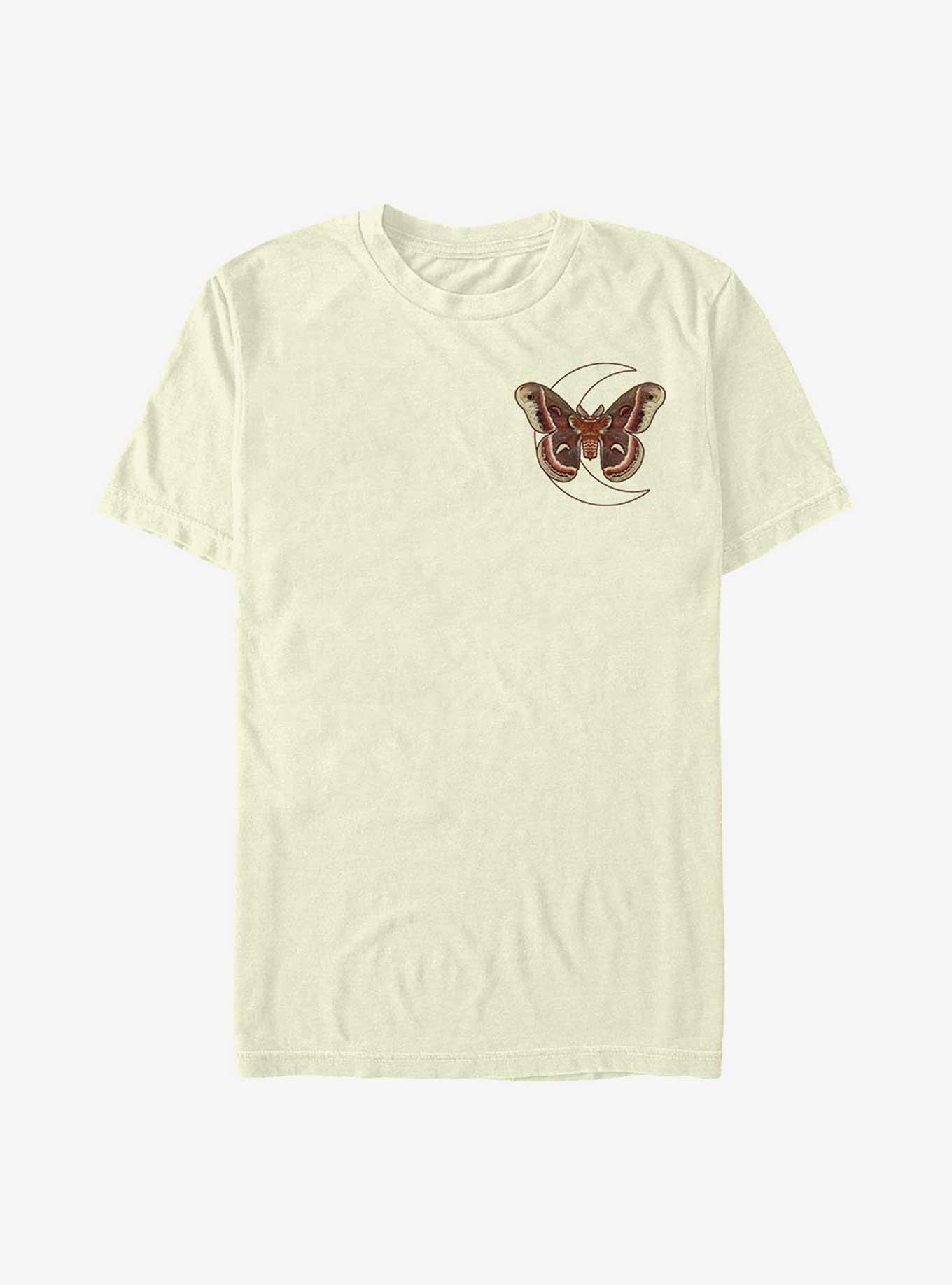Moth Moon T-Shirt, NATURAL, hi-res