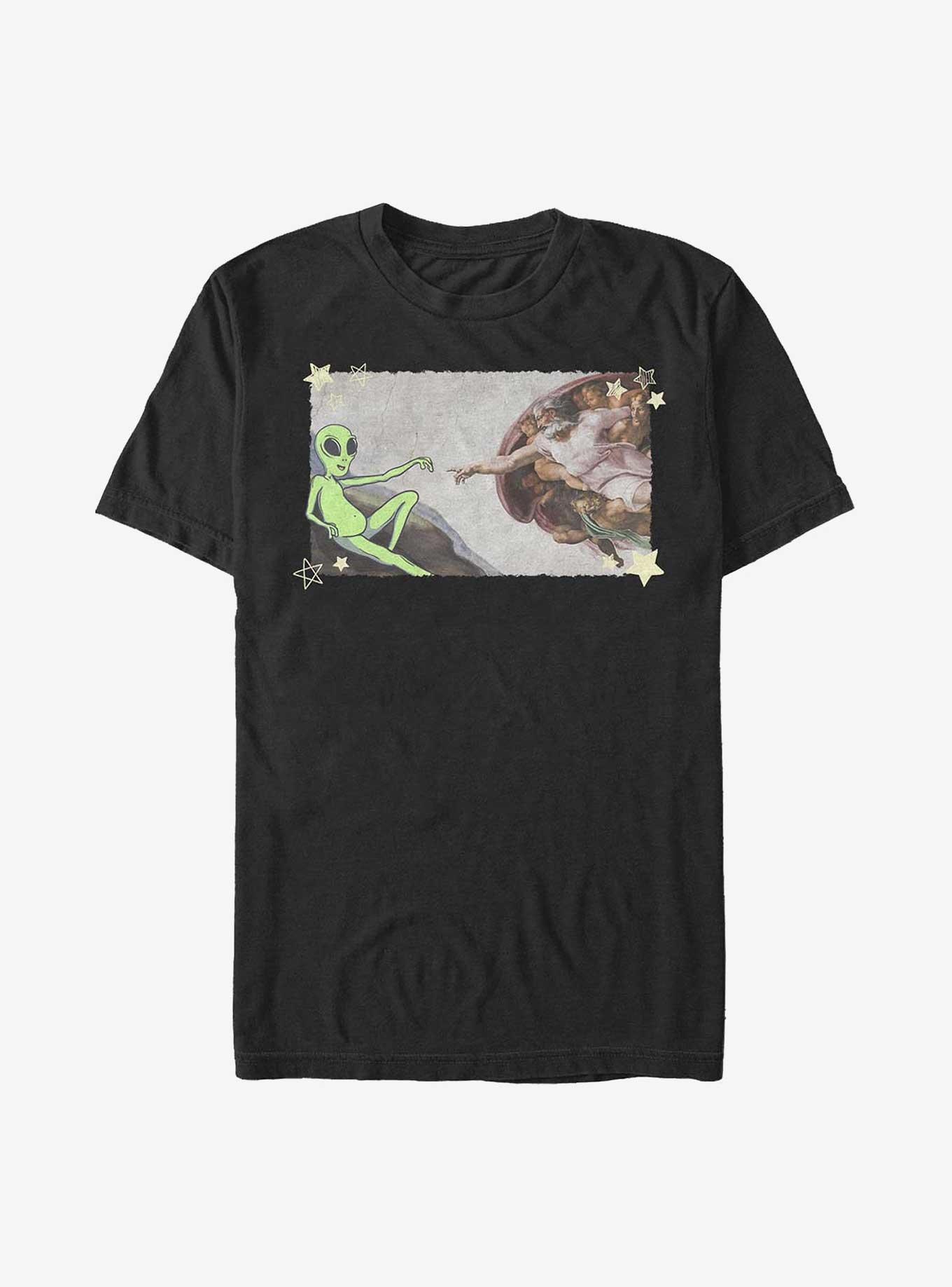 The Creation Of Aliens T-Shirt, BLACK, hi-res