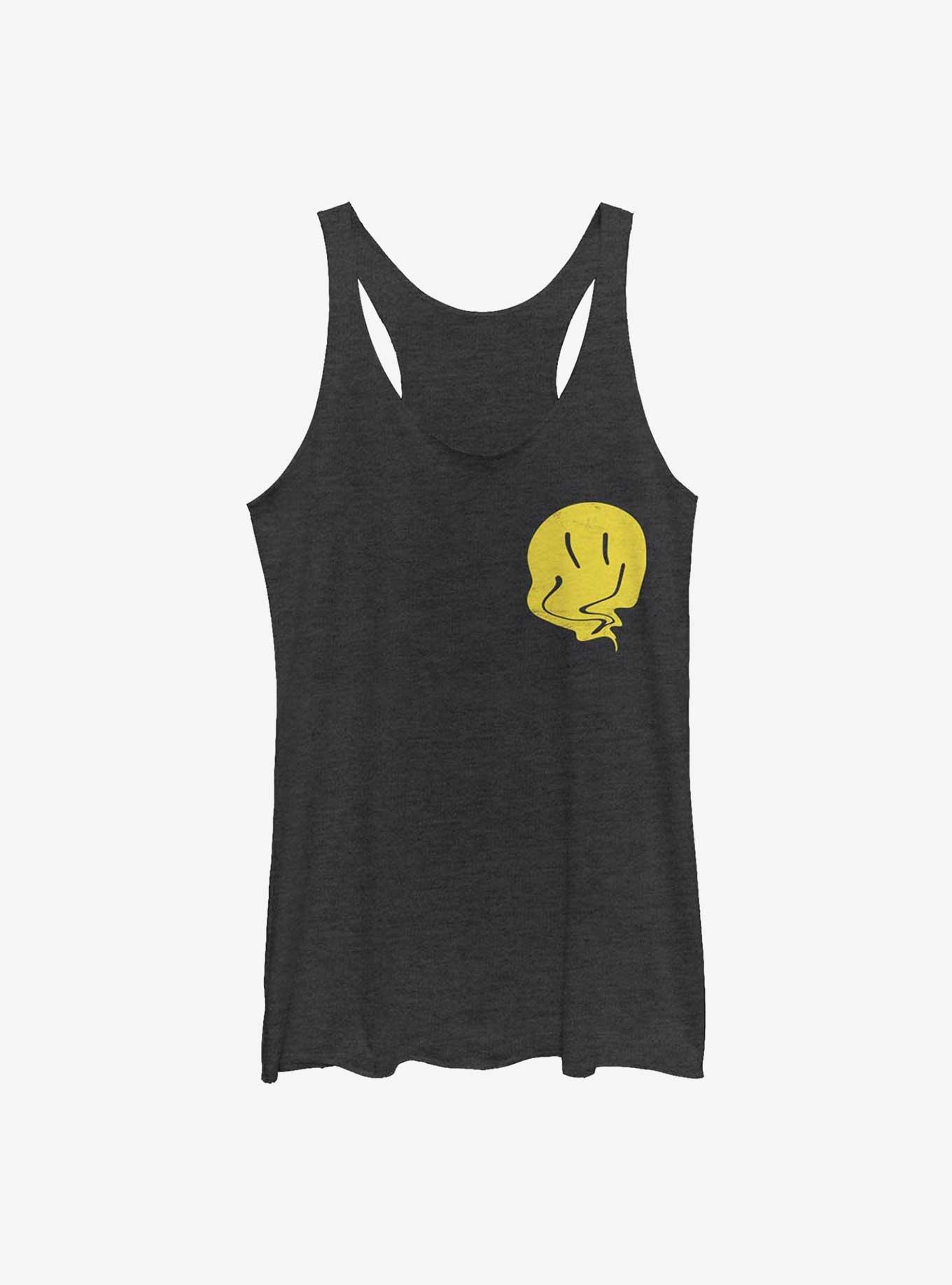 Missing Melting Smile Girls Tank, BLK HTR, hi-res