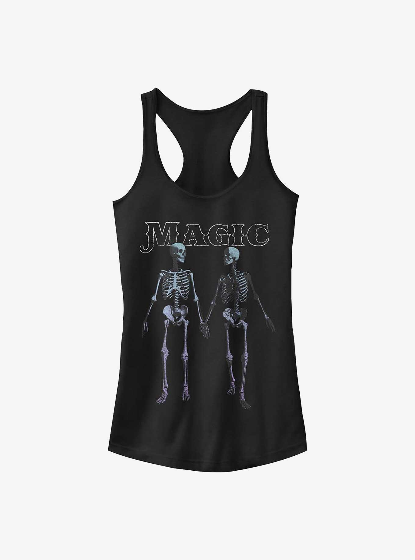 Skeleton Magic Girls Tank, BLACK, hi-res