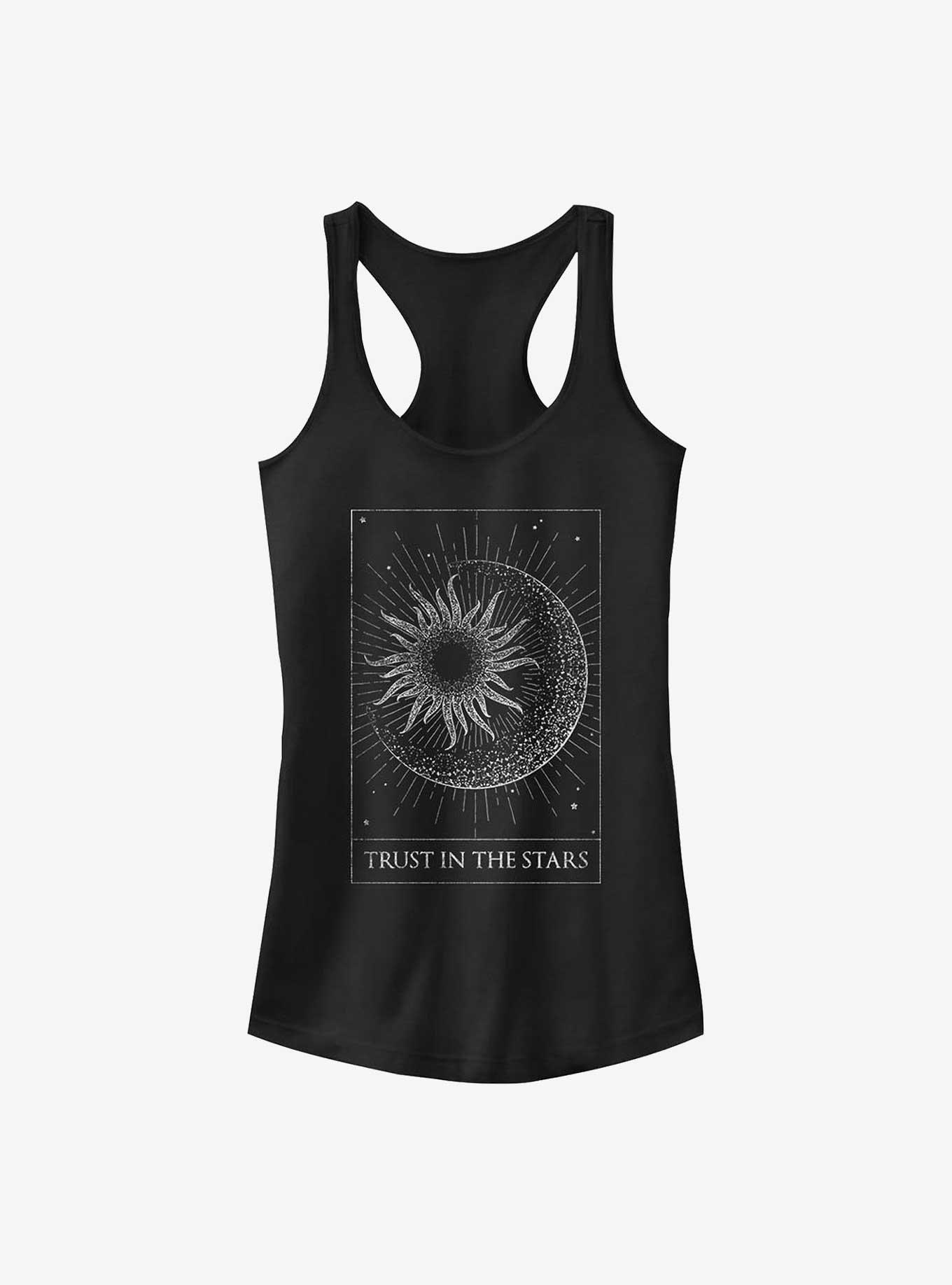 Trust In The Stars Girls Tank, BLACK, hi-res