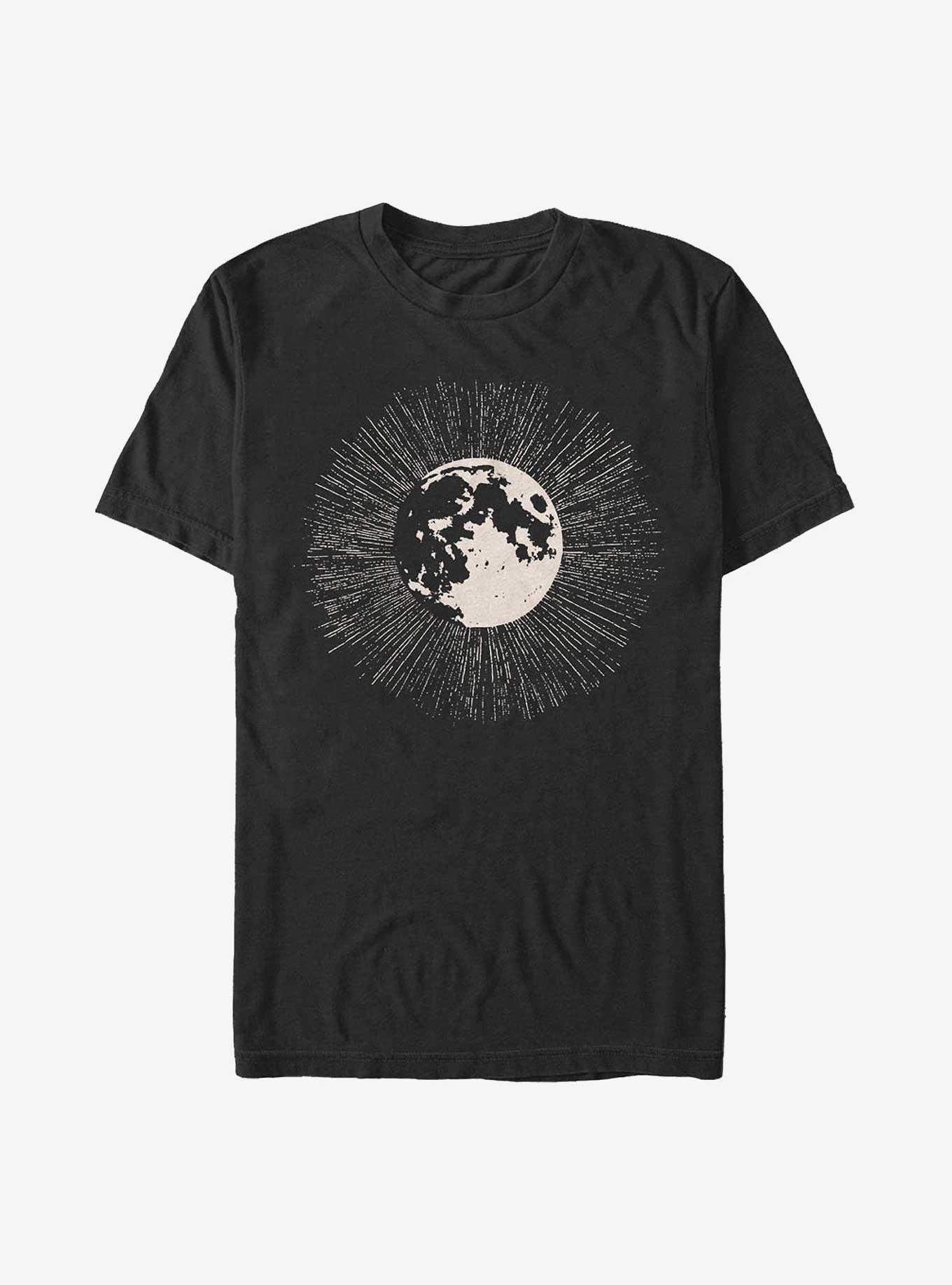 Bright Moon T-Shirt, BLACK, hi-res