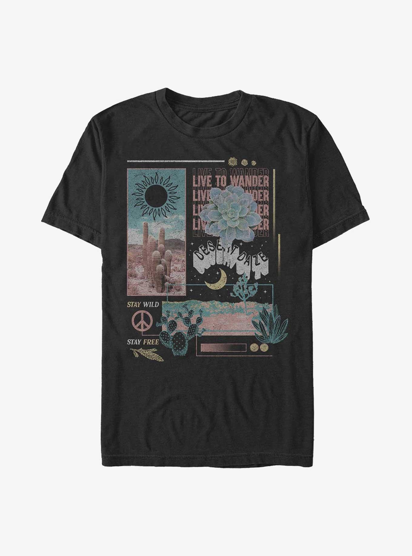 Desert Montage T-Shirt, BLACK, hi-res