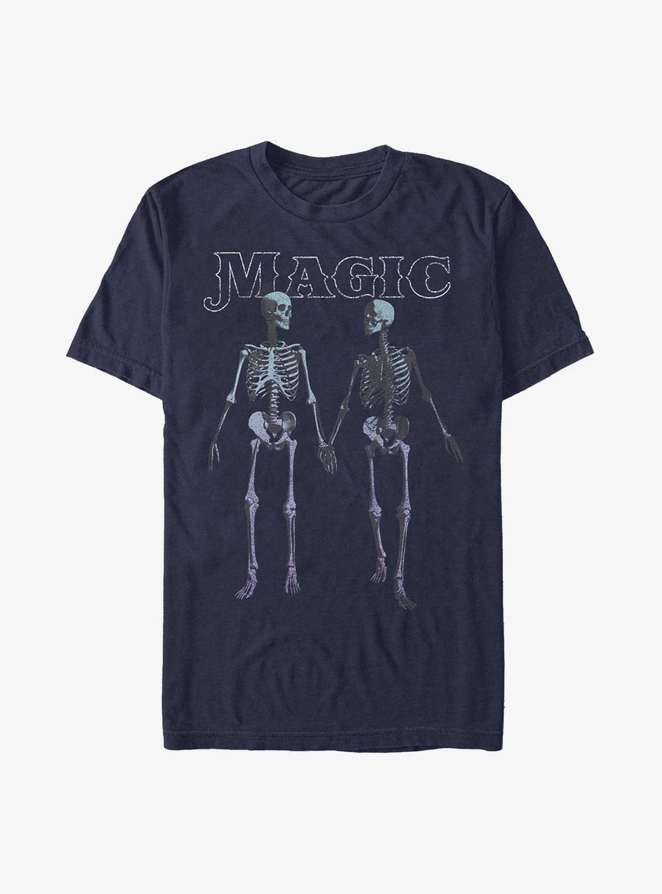 Skeleton Magic T-Shirt, NAVY, hi-res