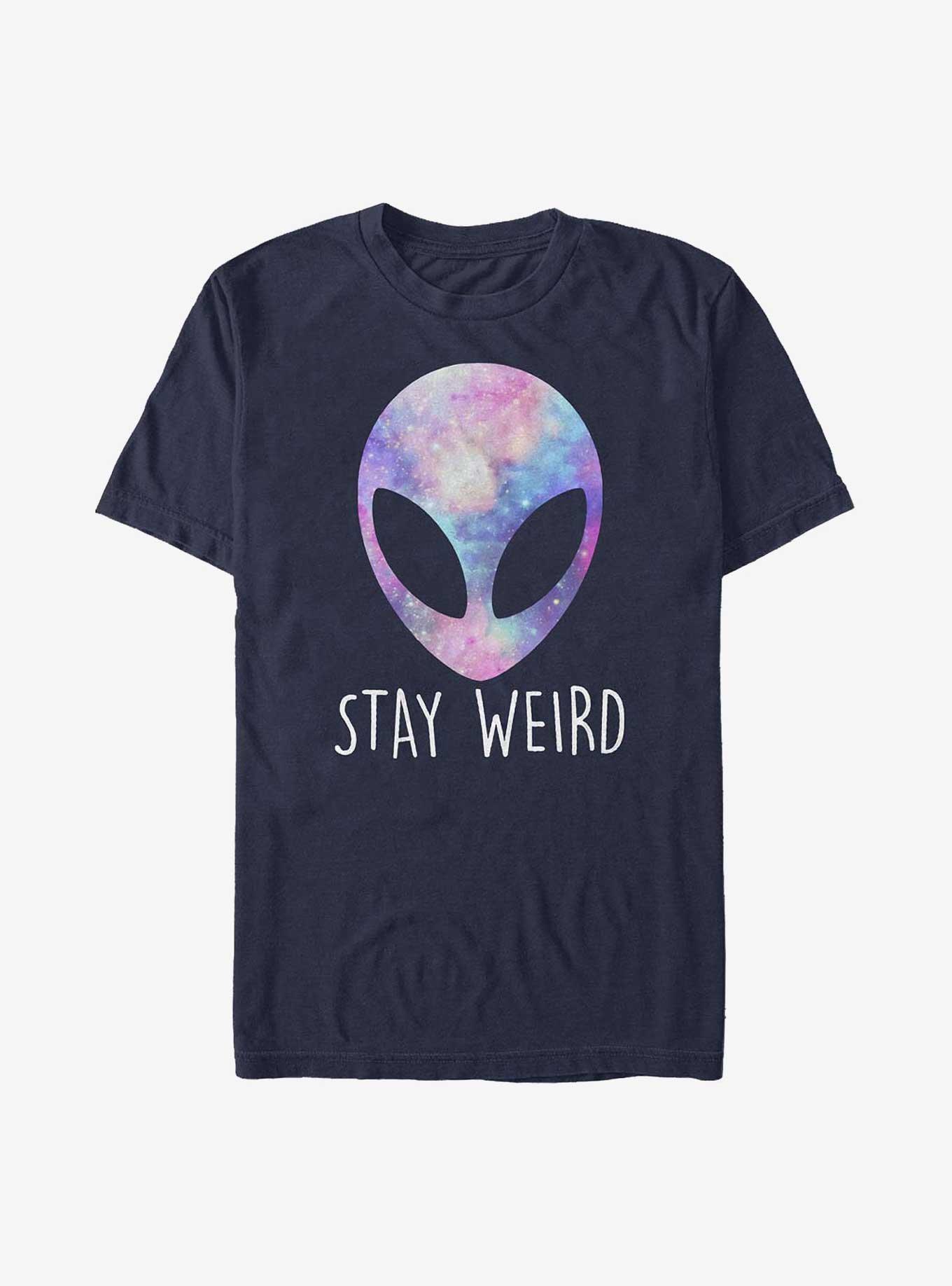 Stay Weird T-Shirt, NAVY, hi-res