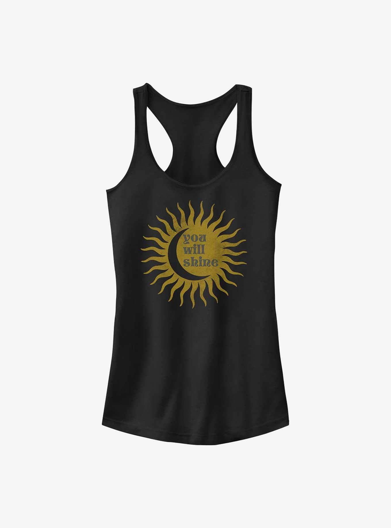 You Will Shine Girls Tank, BLACK, hi-res
