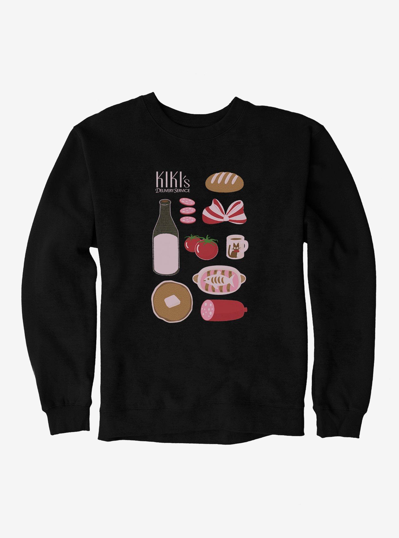 Studio Ghibli Kiki's Delivery Service Essential Foods Sweatshirt, , hi-res