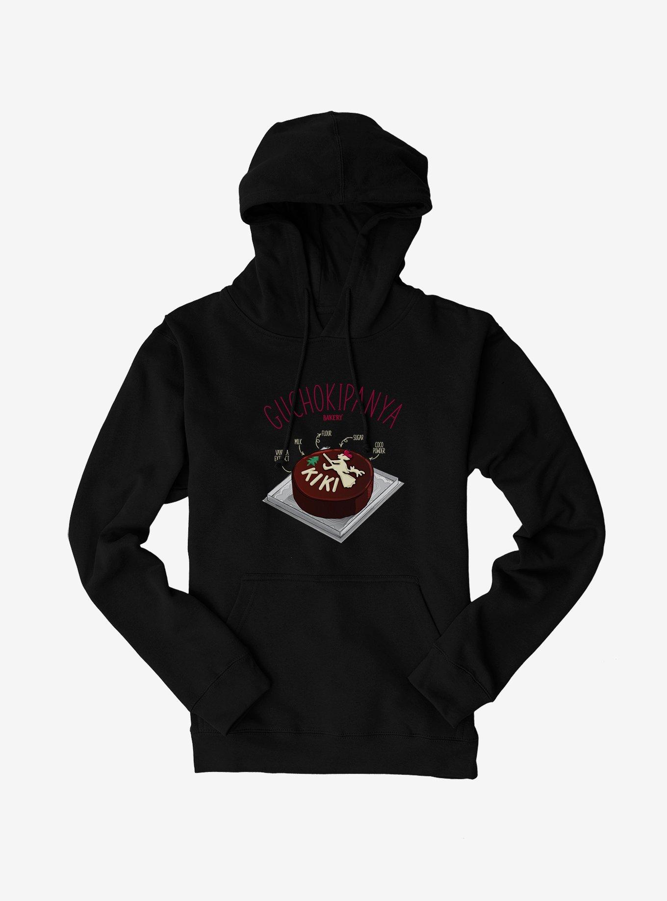 Studio Ghibli Kiki's Delivery Service Guchokipanya Bakery Coco Cake Ingredients Hoodie, , hi-res