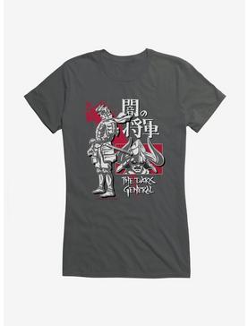 Yasuke The Dark General Collage Girls T-Shirt, CHARCOAL, hi-res