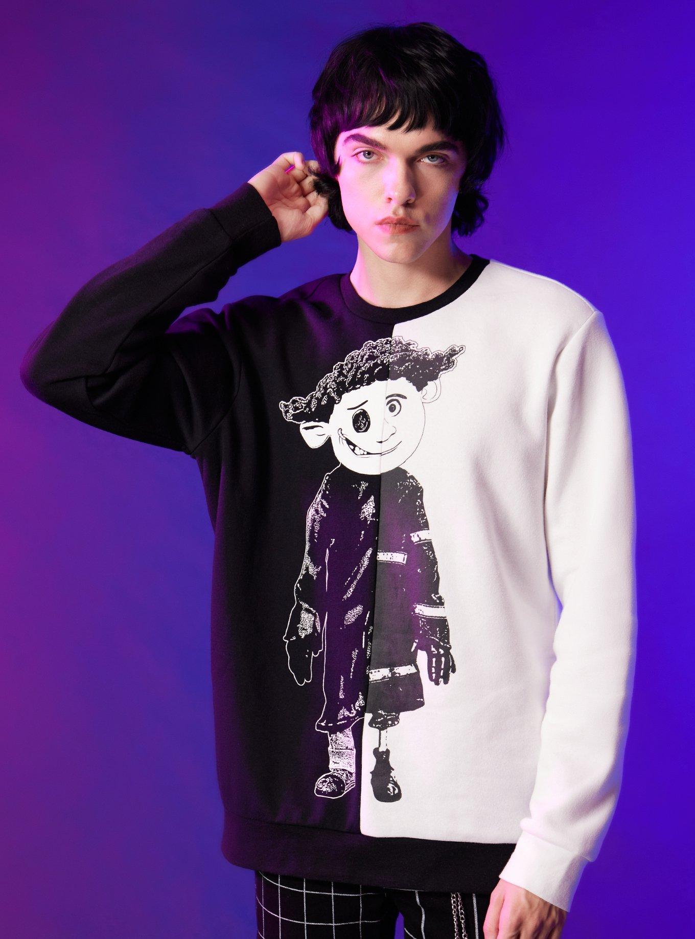 Coraline Wybie Other World Split Sweatshirt, MULTI, hi-res