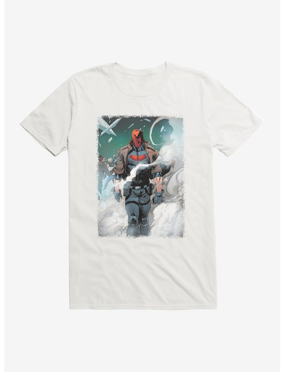 DC Comics Red Hood Smoke T-Shirt, WHITE, hi-res