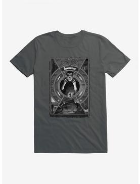 Frankenstein Black & White Poster T-Shirt, , hi-res