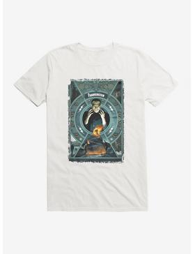 Frankenstein Poster T-Shirt, WHITE, hi-res