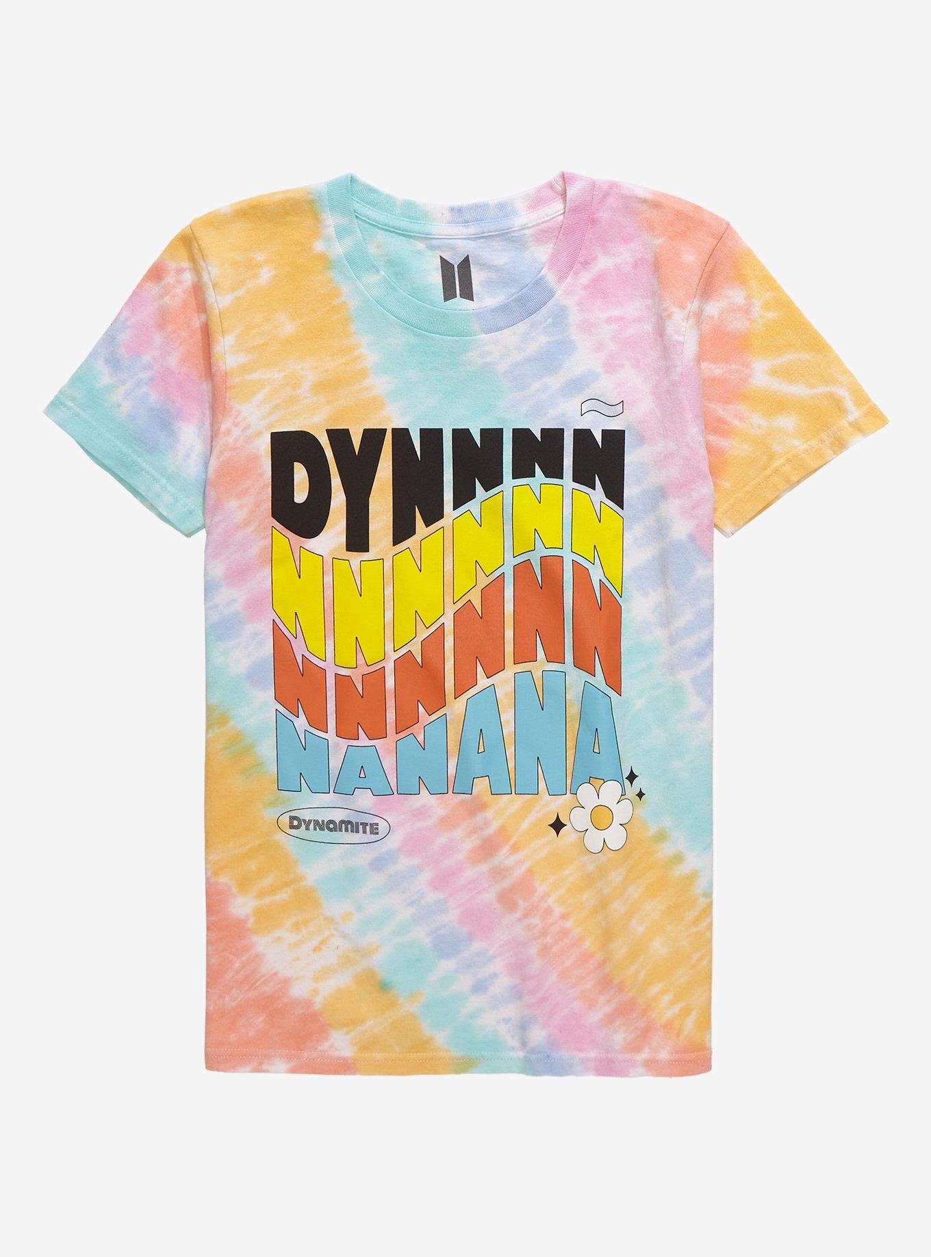 BTS Dynamite Tie-Dye Girls T-Shirt, MULTI, hi-res